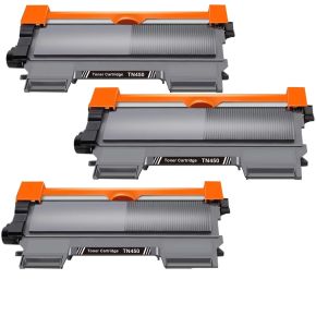 Brother TN450 3x Cartouches Toner Laser Noir Compatible Haut Rendement