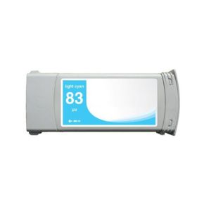 Cartouche d'encre Light Cyan Compatible Hewlett Packard C4944A (HP 83 pour Imprimante DesignJet 5000/5500 )