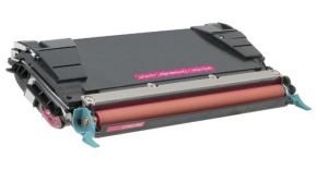 Cartouche Toner Laser réusinée  LEXMARK C746A1MG  - Extra Haut Rendement Magenta