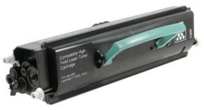 Cartouche Toner Laser Noir Compatible Lexmark 24015SA Haut Rendement pour Imprimante E240 Series