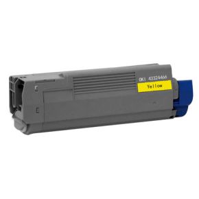 Cartouche Toner Laser Jaune Compatible Okidata 43324466 pour Imprimante C6000/C6050 Series