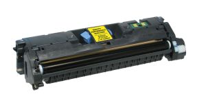 Cartouche Toner Laser Jaune Réusinée Hewlett Packard Q3962A pour Imprimante Laserjet Couleur Séries 2550