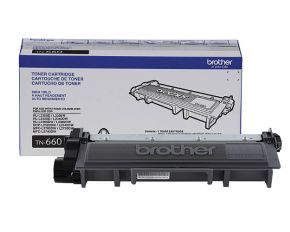 Cartouche Brother TN660 Toner Laser Noir d'origine OEM Haut Rendement