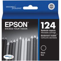 Cartouche d'encre Noir d'origine OEM Epson T124120 (T1241) Rendement Modéré