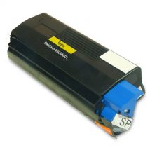 Cartouche Toner Laser Jaune Compatible Okidata 43034801 (Type C6) pour Imprimante C3100 & C3200 Series