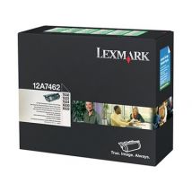 Cartouche Lexmark 12A7462 Toner Laser Noir d'origine OEM Haut Rendement