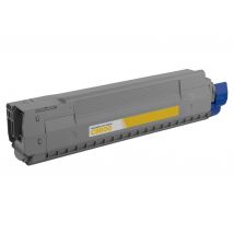 Cartouche Toner Laser Jaune Compatible Okidata 43487733 pour Imprimante C8800 Series